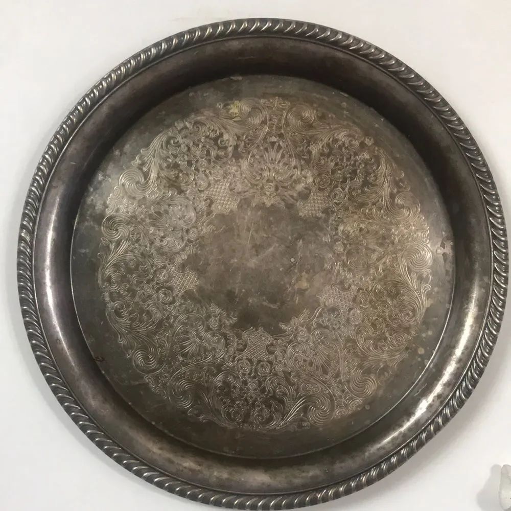 Vintage WM ROGERS 171 Plated Tray Service